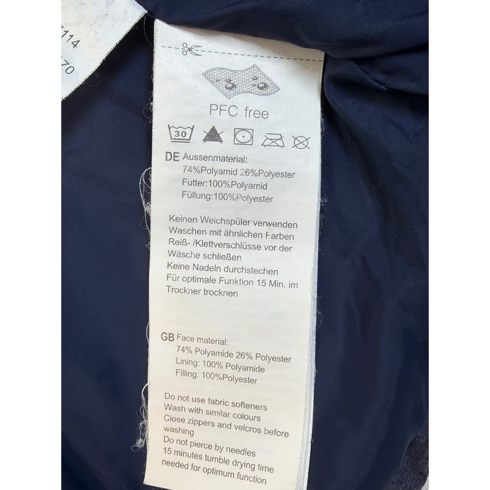 Mammut Primaloft Hooded Vest Womens Medium Blue Pink Insulated 1010-19170 - Picture 4 of 8